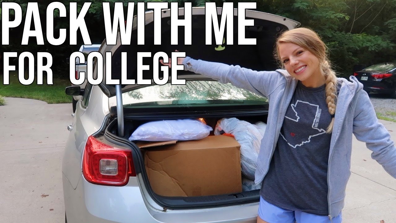 PACK WITH ME FOR COLLEGE!