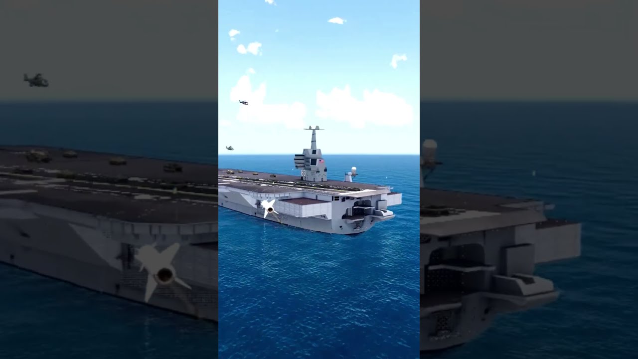 Aircraft Carrier Destroyed by Deadly Missile Attack #arma3 #shorts #uzbekistan #india #viral