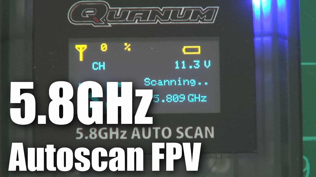 Quanum 5.8GHz autoscan FPV video receiver (part 1)