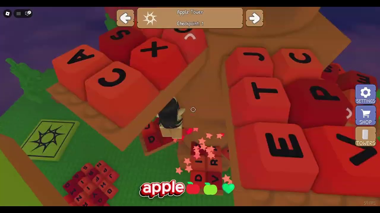 ASMR (game name: (Keyboard ASMR Tower)