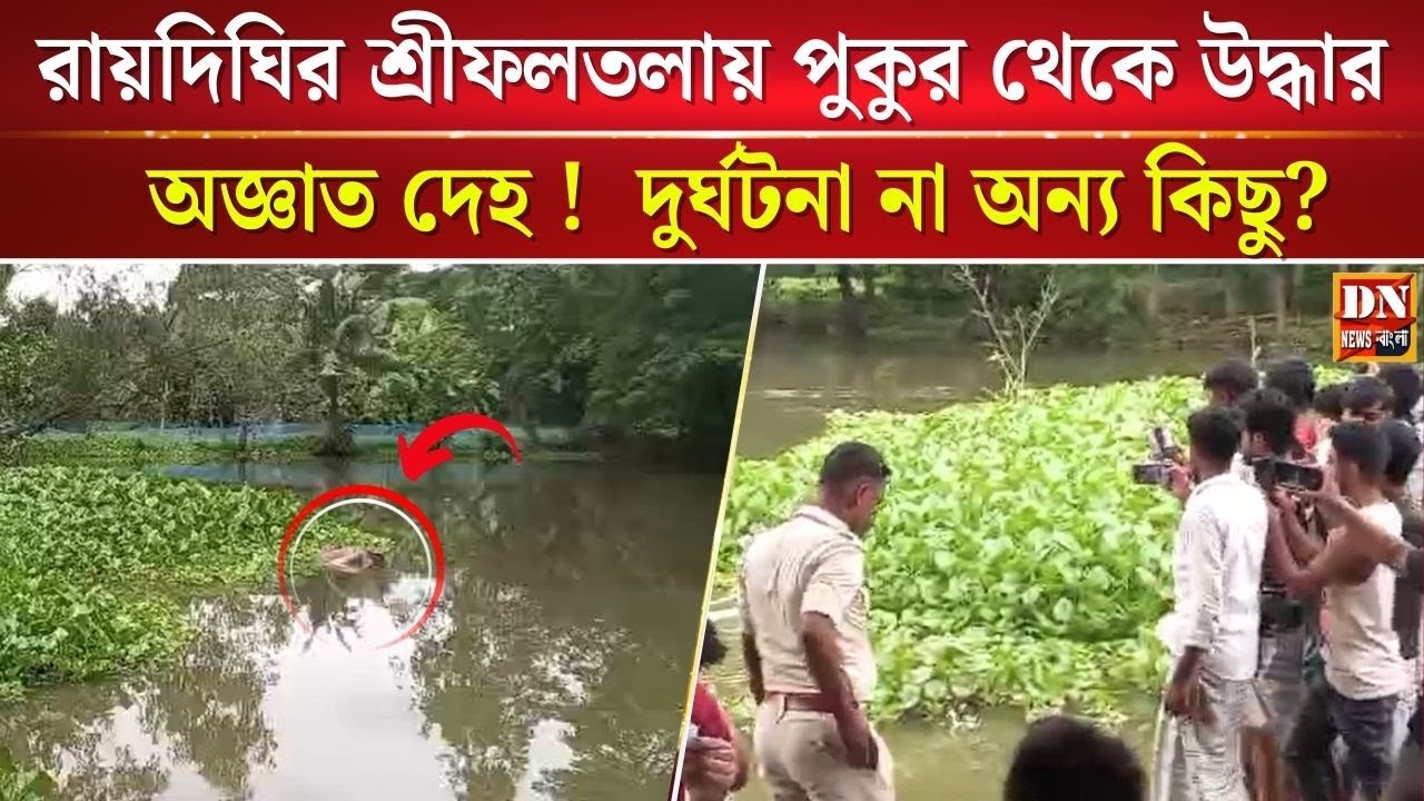 Raidighi News : রায়দিঘিতে পুকুর থেকে উদ্ধার অজ্ঞাত দেহ | DN News Bangla
