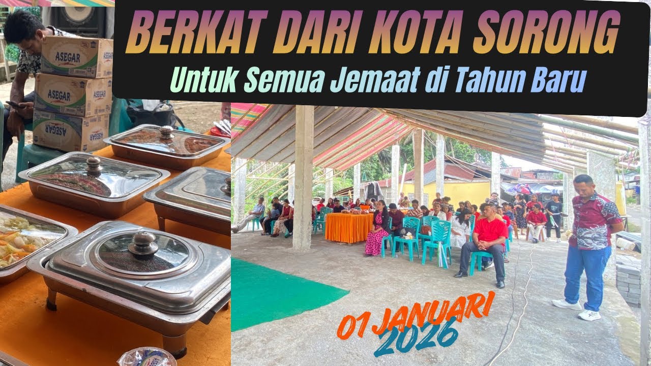 SEORANG IBU DARI KOTA SORONG MEMBERI MAKAN KAMI SEMUA DIAWAL TAHUN 2026 