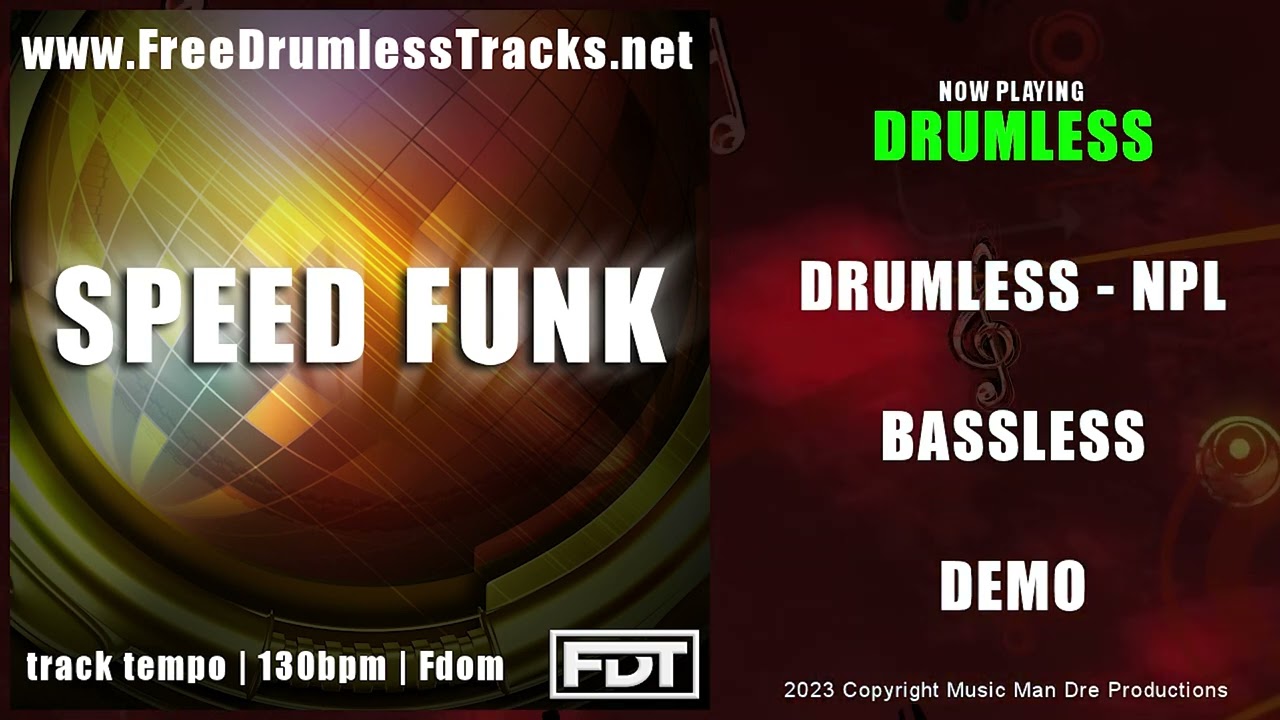 Speed Funk | DRUMLESS | www.FreeDrumlessTracks.net - Drumless Track