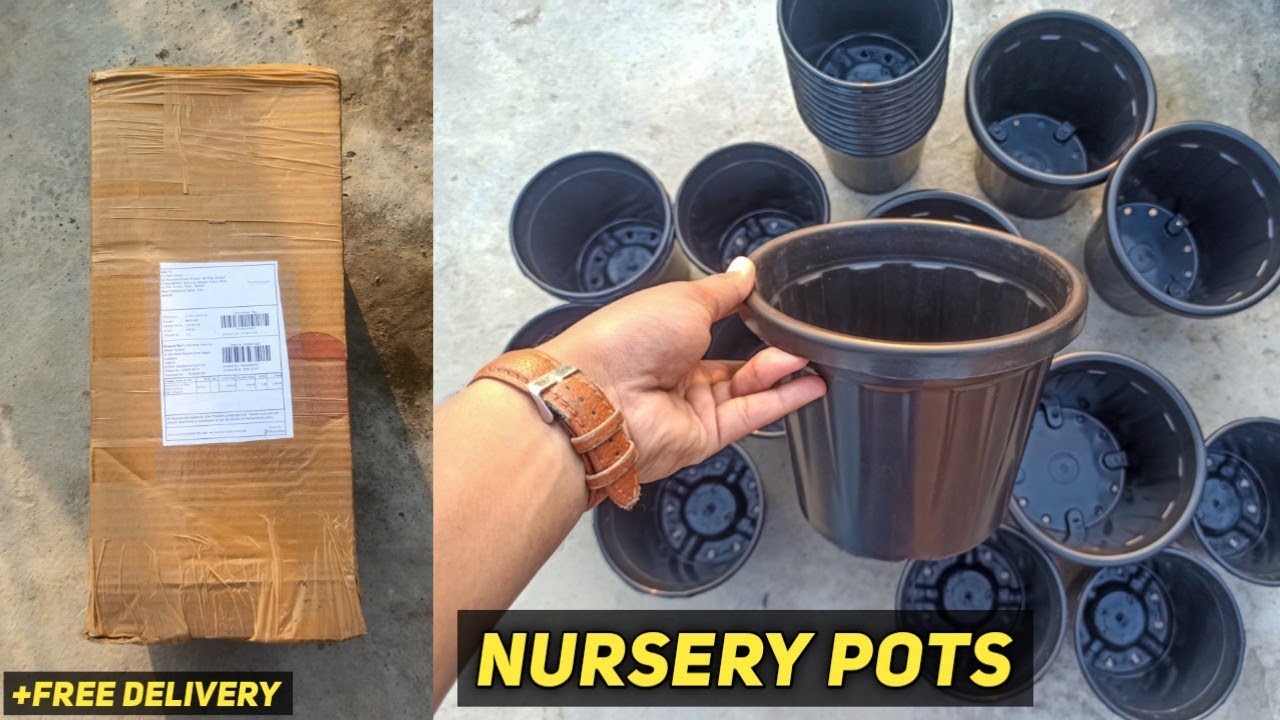 HOW I FOUND HARD PLASTIC NURSERY POT ONLINE IN INDIA || @Hopeplants