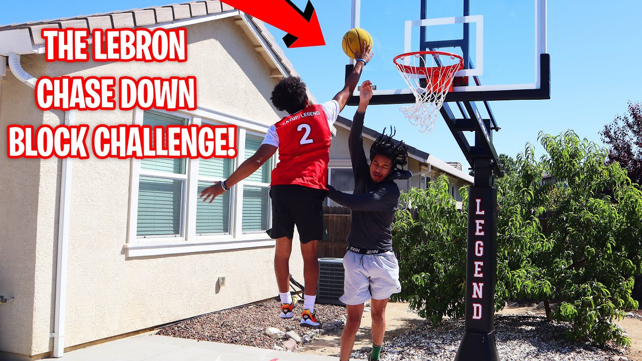 The LEBRON Chase Down Block Challenge! *NEW GAME ALERT*
