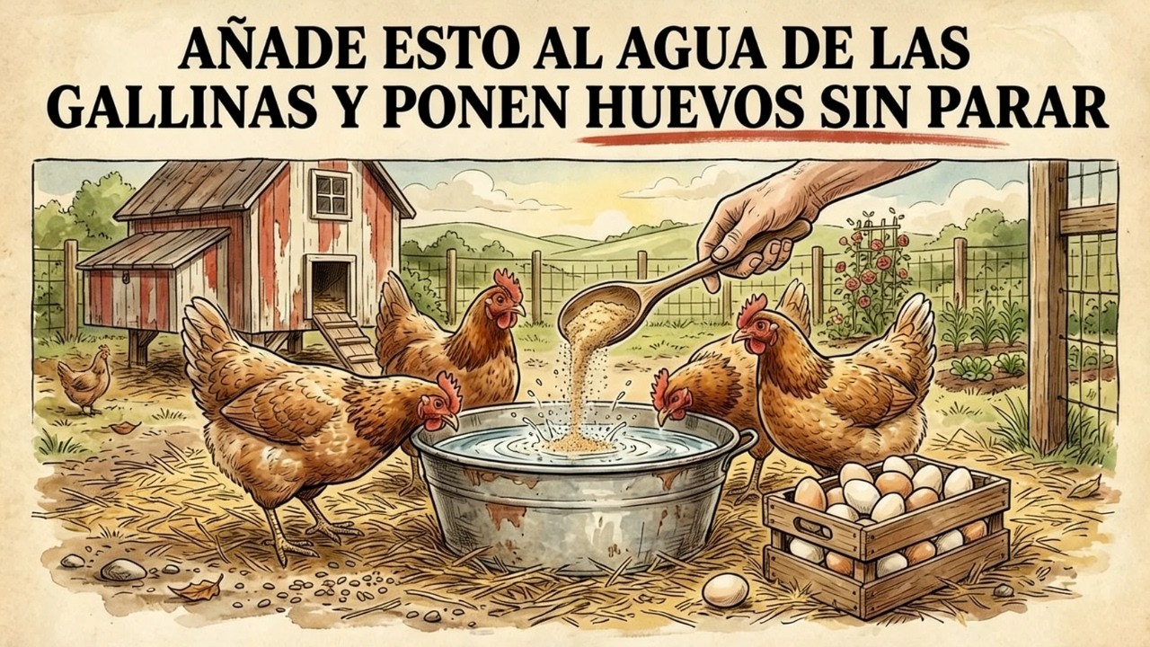 Las gallinas empezaron a poner huevos sin parar después de añadir este polvo de cocina al agua