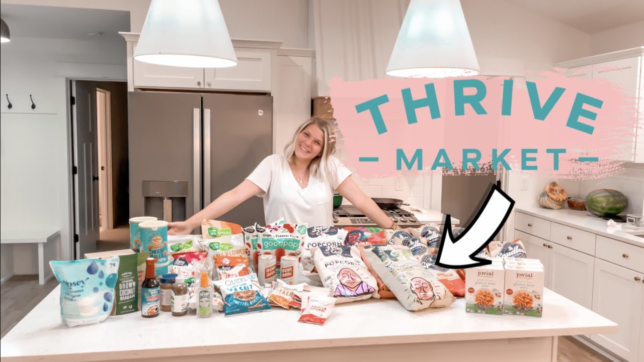 YOUNG MOM TRIES THRIVE MARKET - THIS IS WHAT SHE FOUND 😧  // thrive market haul // Rachel K
