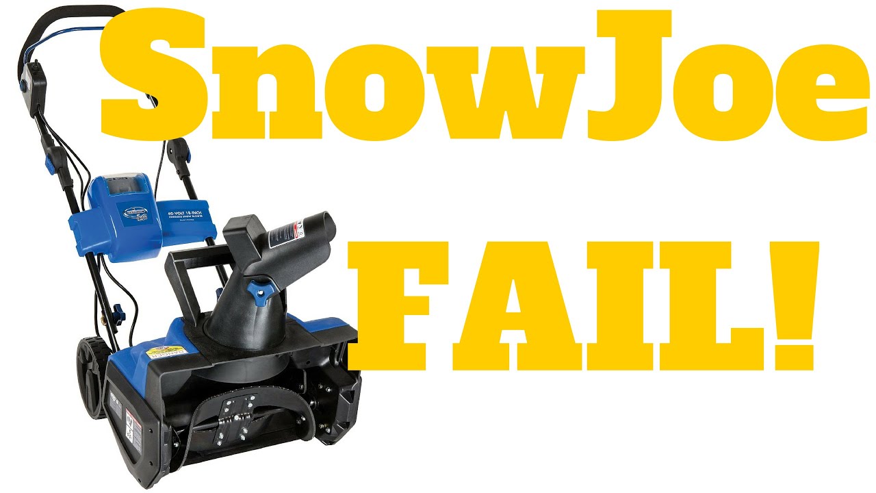 REVIEW: Snow Joe iON18SB Ion Cordless Snow Blower Rechargeable Ecosharp 40-volt Lithium-Ion Battery