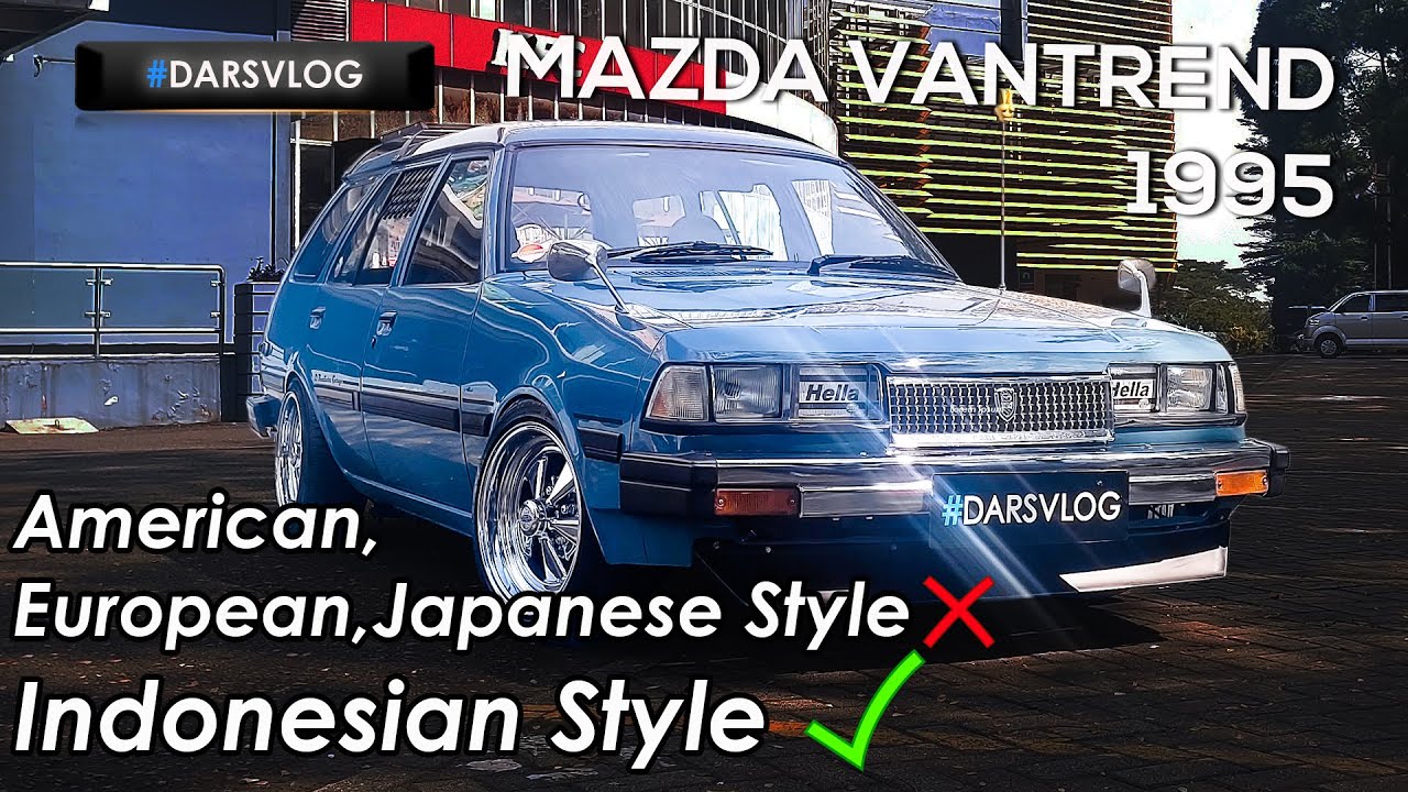 MODIFIKASI STATION WAGON ALA RETRO 70's - Mazda Vantrend 1995 ‼️ #DARSVLOG