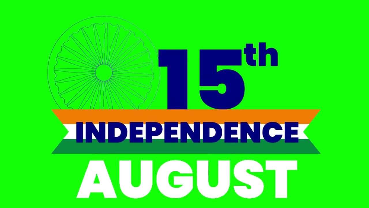 Happy Independence Day 2026 Green Screen | 15 August Wishes Animation | Free Download | Chroma Key