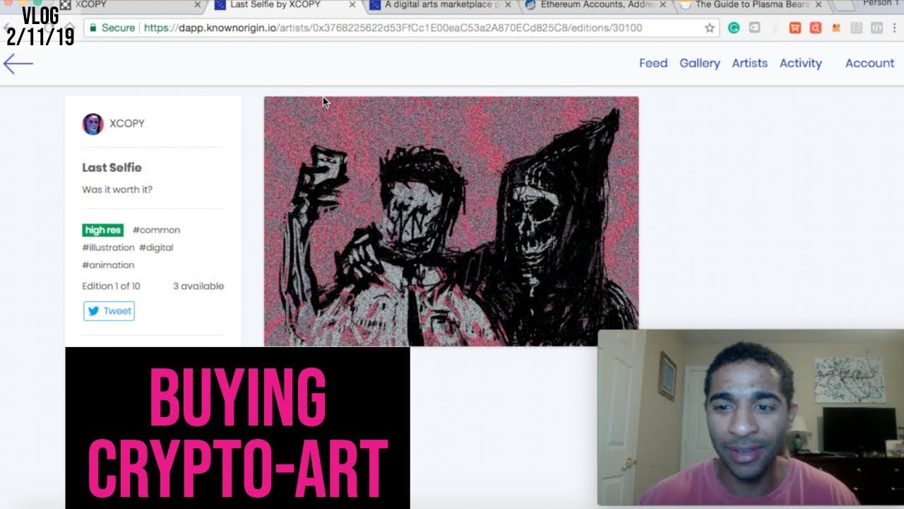 Buying My First Piece of Crypto-Art (@XCopy.Art 
