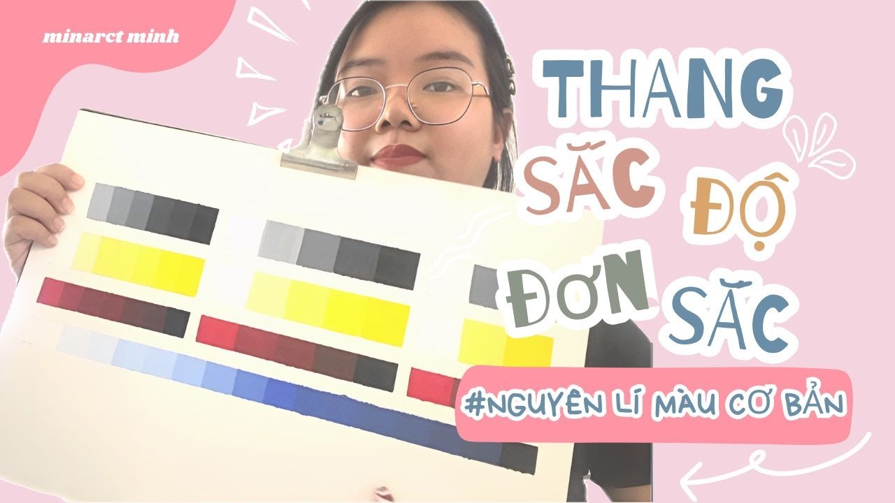 Thang sắc độ | Hướng dẫn vẽ thang sắc độ đơn sắc từ A-Z cho người mới bắt đầu học trang trí màu