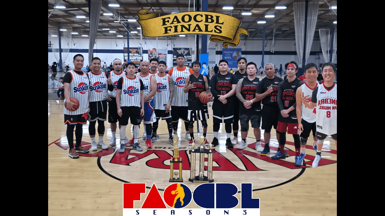 Dec 19 FAOCBL Season 3 Thunder Championship Game between Sunkist Orange and Ginebra San Miguel