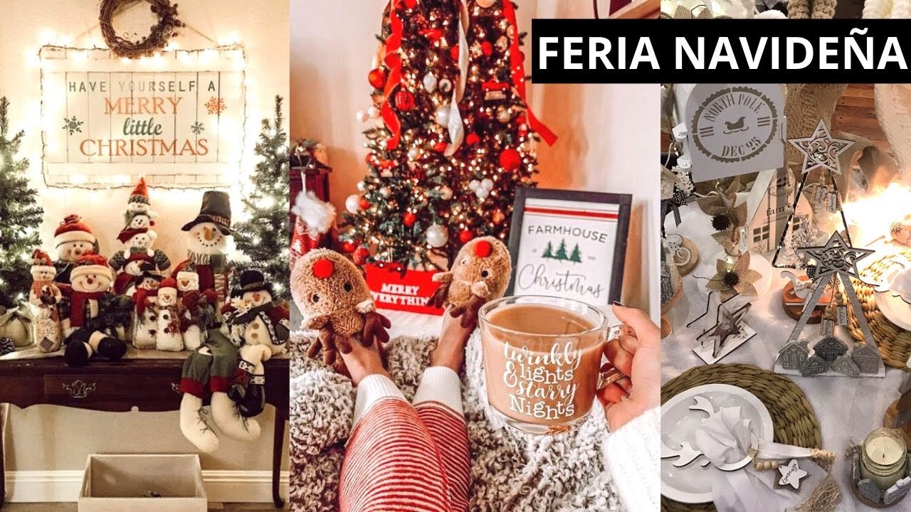 FERIA NAVIDEÑA. INSPIRATE Y DECORA EN ESTAS FIESTAS. #navidad #decoraciónnavidad #manualidades