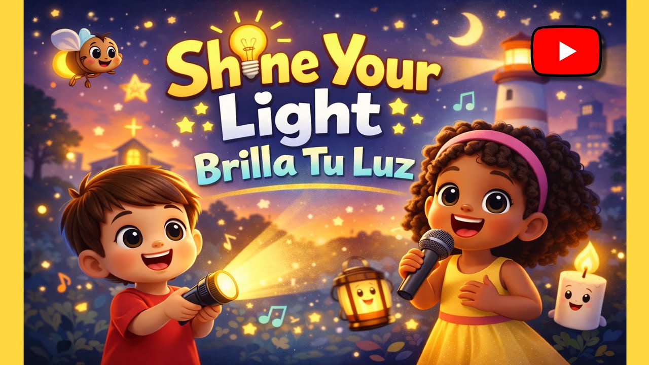 Shine Your Light 🌟 | Brilla Tu Luz 💡 | Christian Kids Song