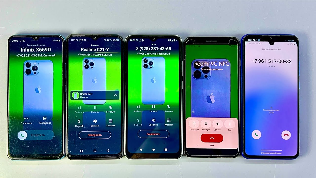 Group incoming call & INFINIX X669D& Realme C21-Y& Redmi A2+ & Pixel 3a XL& Redmi 9C NFC 