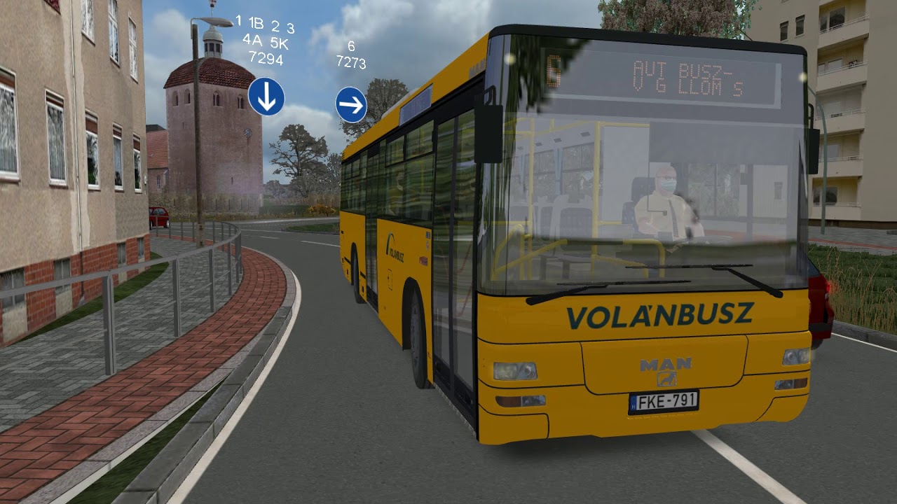 B. U. É. K. 2021!｜OMSI 2｜Mosonmagyaróvár｜6➤Autóbusz-állomás｜MAN Lion's Classic SL223 VOLÁNBUSZ