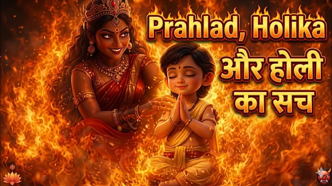 “Prahlad, Holika और होली का सच | Animated Story in Hindi”
