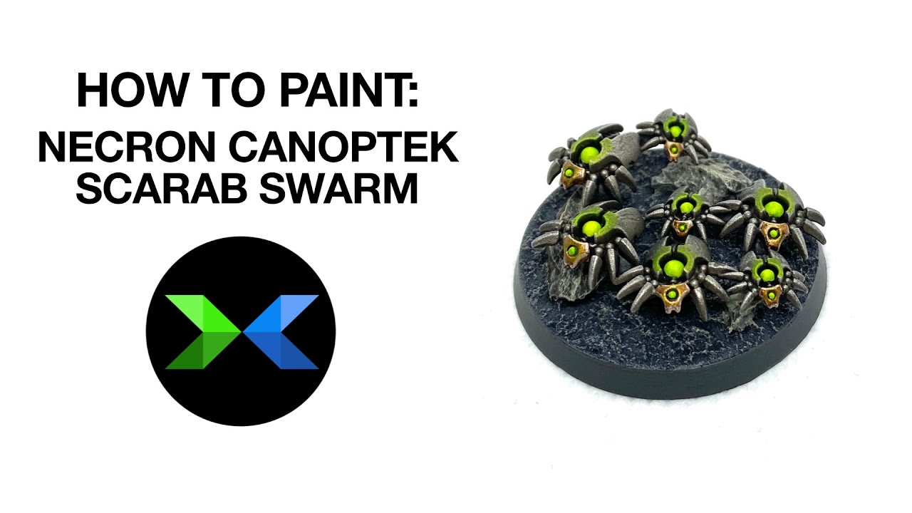 How to paint CANOPTEK SCARAB SWARM // Painting Indomitus