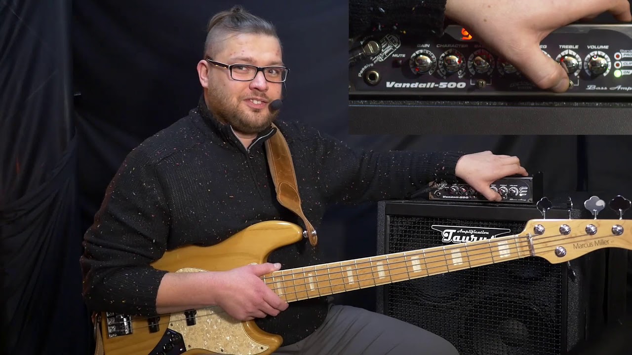Vandall 500 - potężny wzmacniacz do gitary basowej od Taurus Amp. Jak ustawić właściwie wzmacniacz?