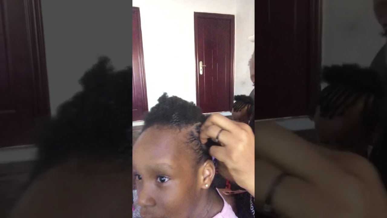 Making our back to school hair 