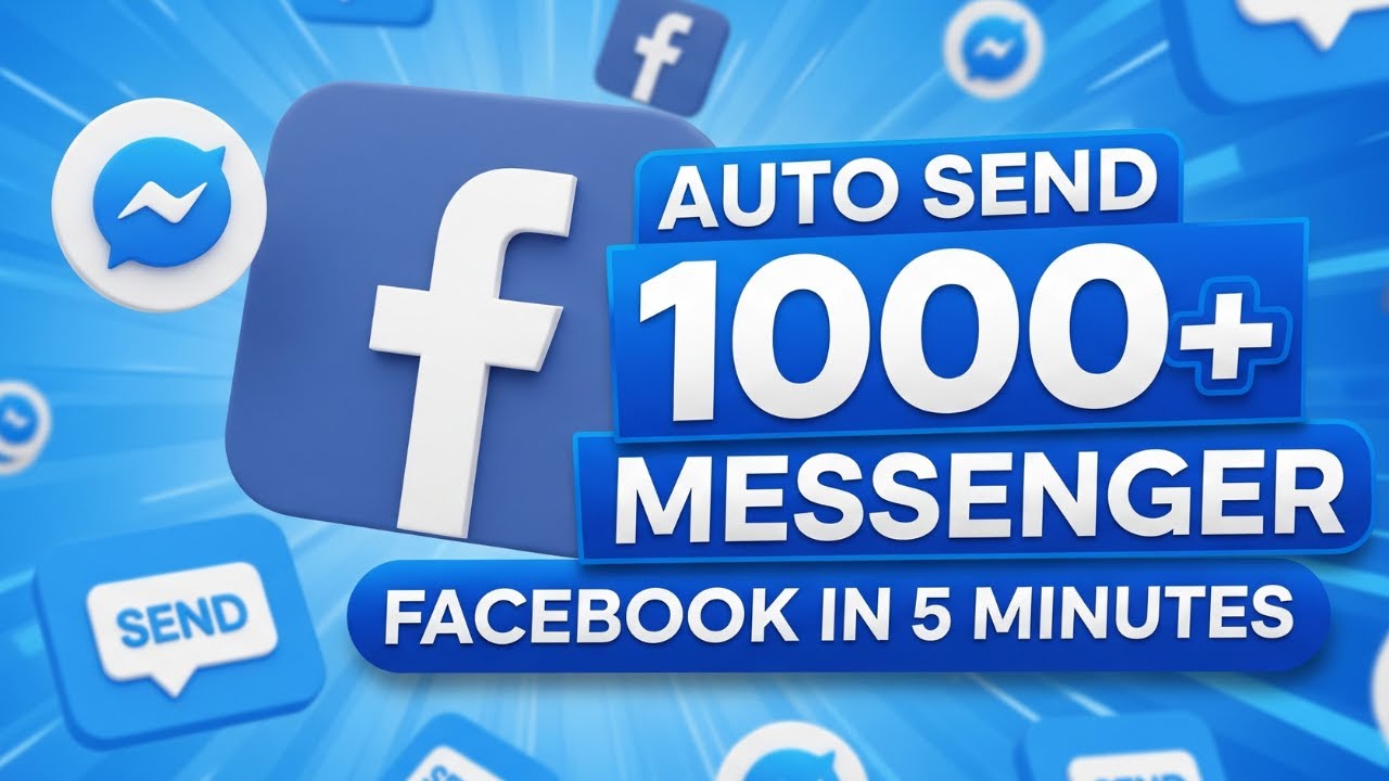 How To Auto Send Message Facebook | 1 Click 1000+ Sms Send Messenger