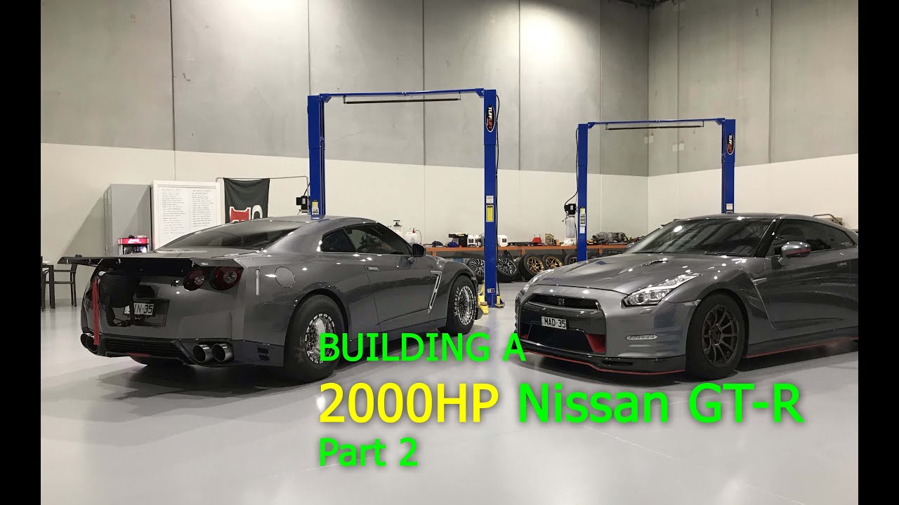 Building a 2000HP Nissan GT-R Part 2 - Engine Install