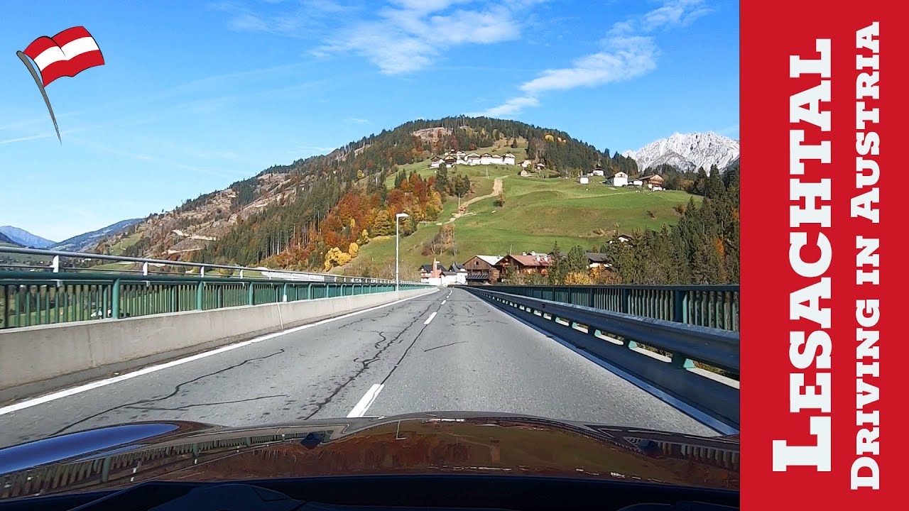 Driving in Austria: Lesachtal from Kötschach Mauthen to Kartitsch // Kärnten to Tirol // Carinthia