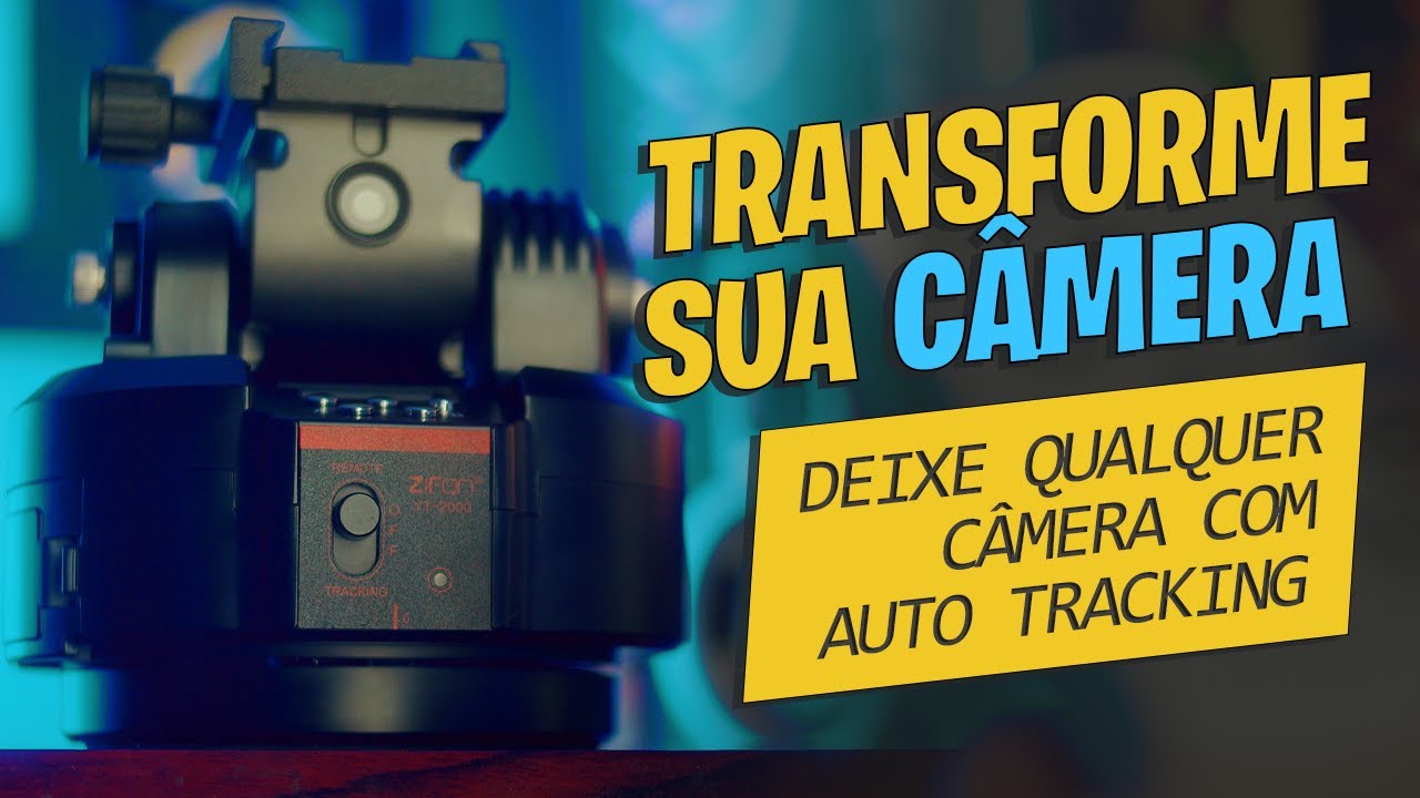 TRANSFORME qualquer CÂMERA em PTZ (Pan e Tilt) com a cabeça MOTORIZADA da ZIFON YT 2000