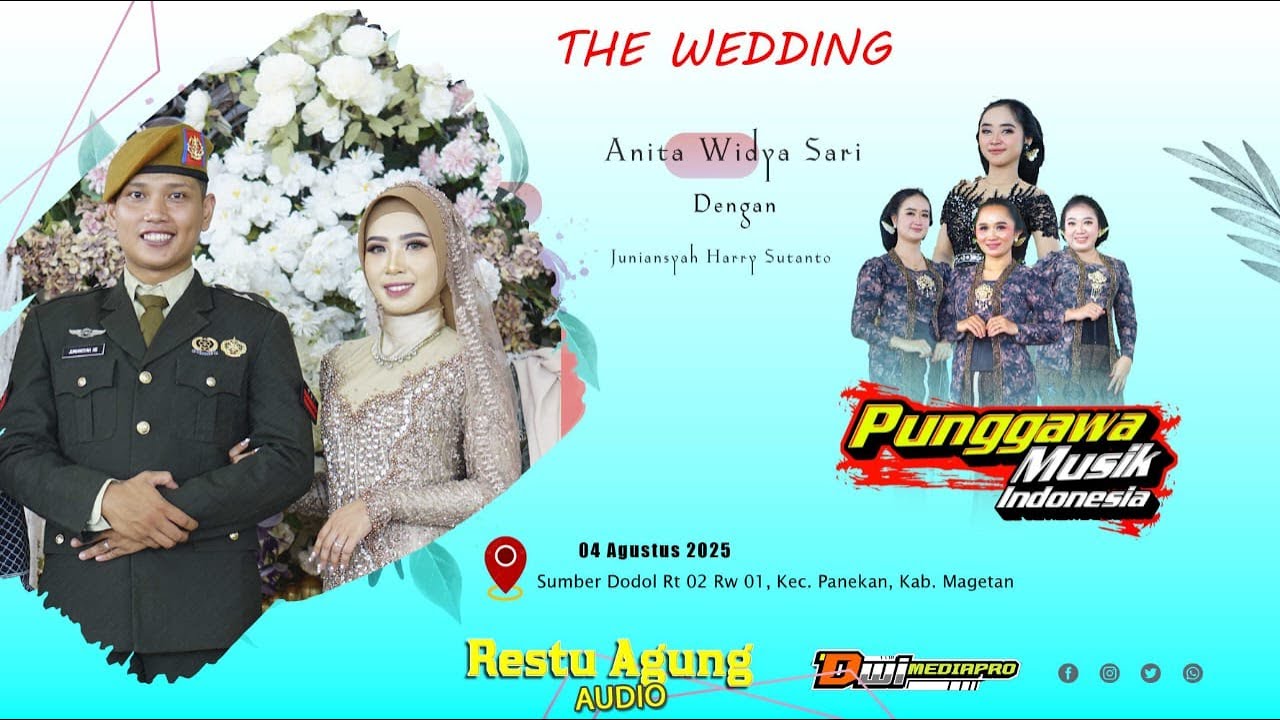 Live A3 Cs. PUNGGAWA RA Audio | Wedding ANITA WIDYASARI & JUNIANSYAH HARRY SUTANTO  || Sumberdodol
