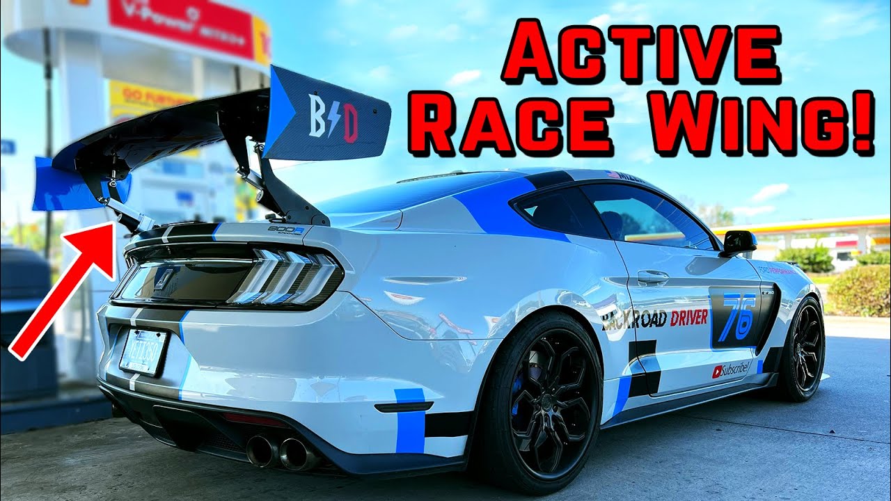 Активное крыло Victor Racing на Whipple GT350