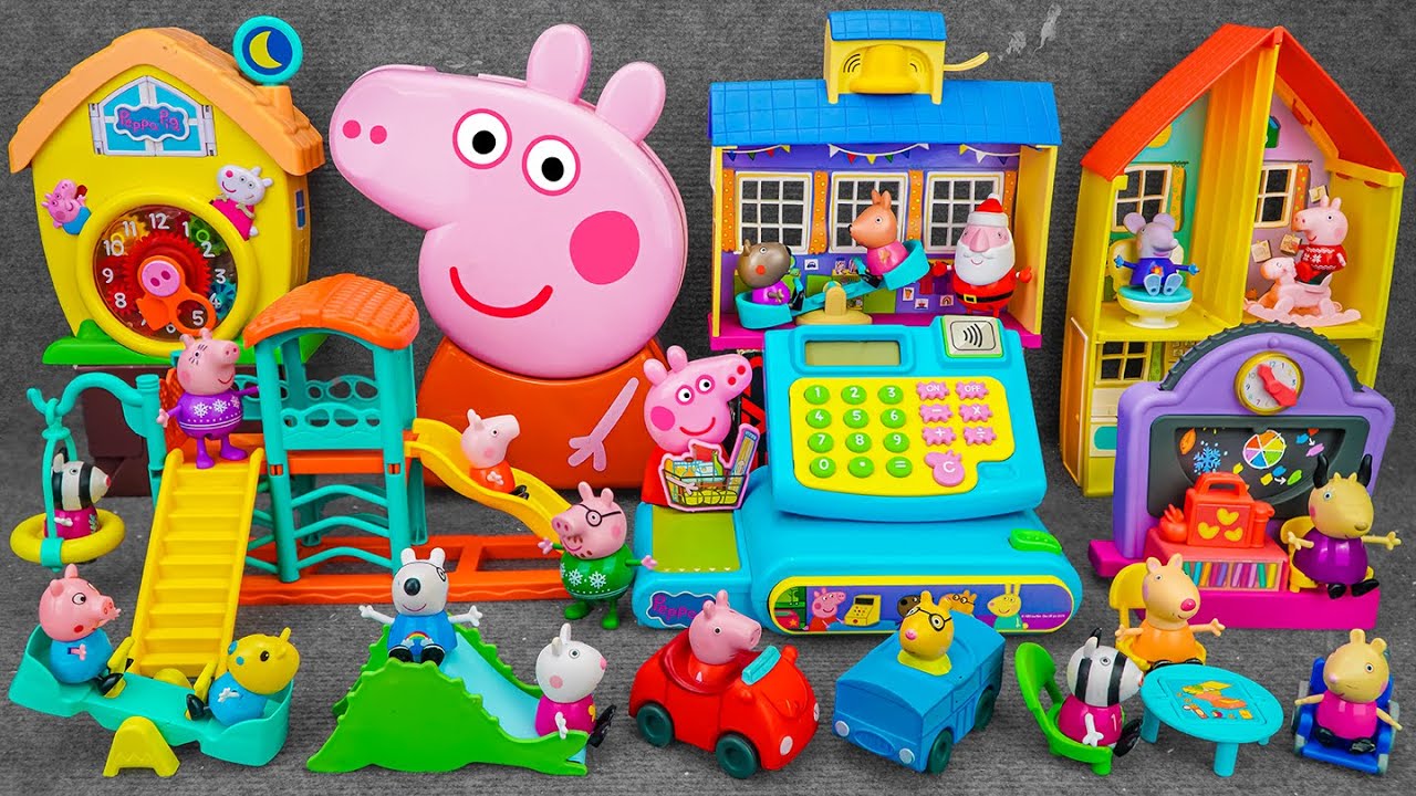 95 Minutes Satisfying with Unboxing Cute Peppa Pig Toys Collection ASMR | Review Toys