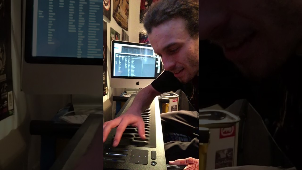 JJ Impro - Acoustic piano test on rise - ROLI Seaboard Rise49