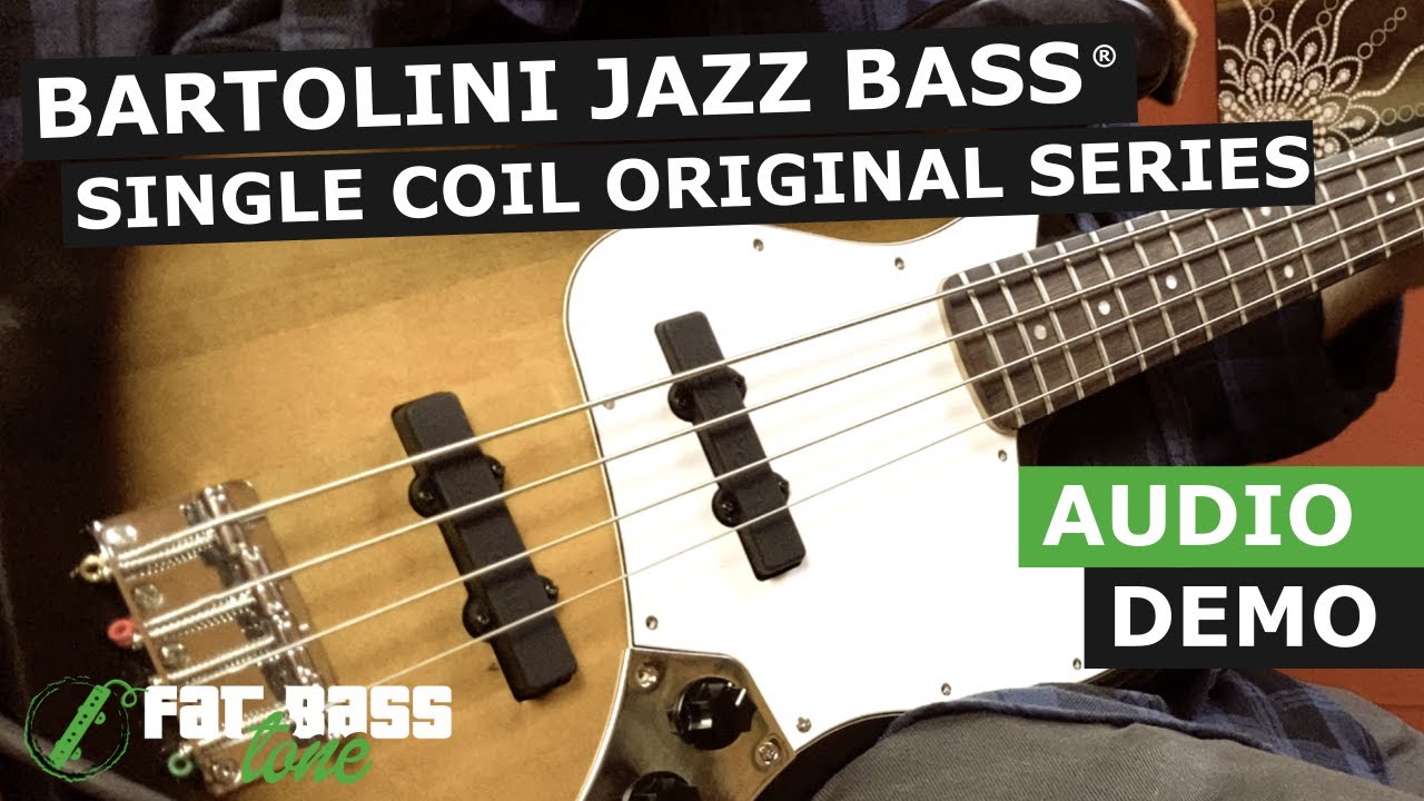 Bartolini 9S (Deep Tone, Single Coil) Jazz Bass&reg; Pickup Set Demo