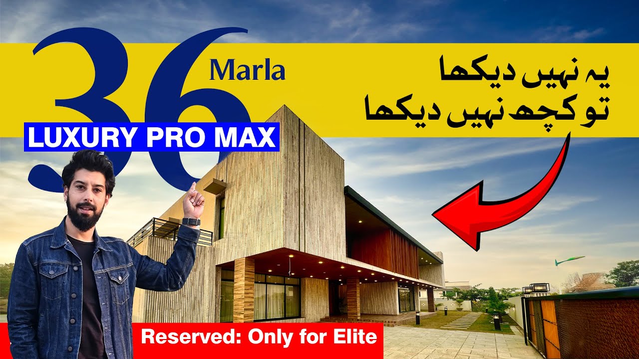 Fully Furnished 36 Marla | LUXURY Modern House for Sale in Bahria Town ISLAMABAD | Solar Powered