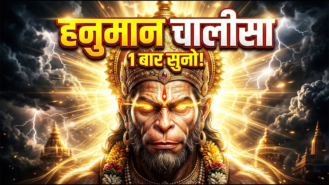 🔥 सबसे शक्तिशाली हनुमान चालीसा | Powerful Hanuman Chalisa Song | Full Energy & Bhakti Experience