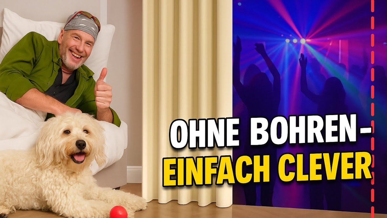 Ohne Bohren & sofort blickdicht! Der magnetische T&uuml;rvorhang im Test! Faltt&uuml;r f&uuml;r mehr Privatsph&auml;re
