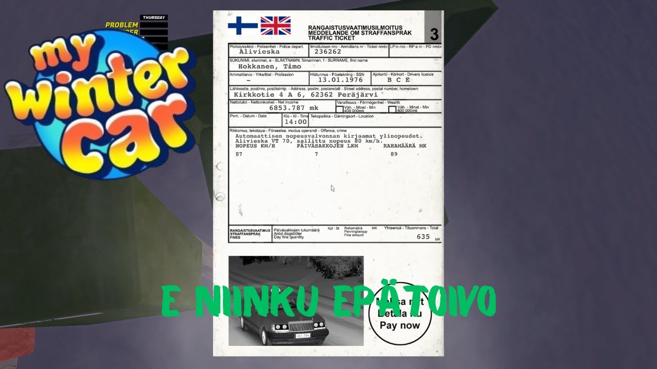 Vähiin käy ennenku loppuu #11 - My Winter Car