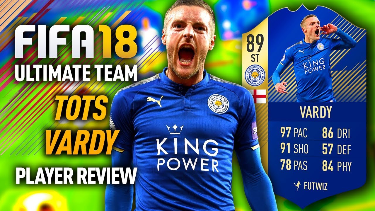 FIFA 18 TOTS VARDY (89) PLAYER REVIEW! FIFA 18 ULTIMATE TEAM!