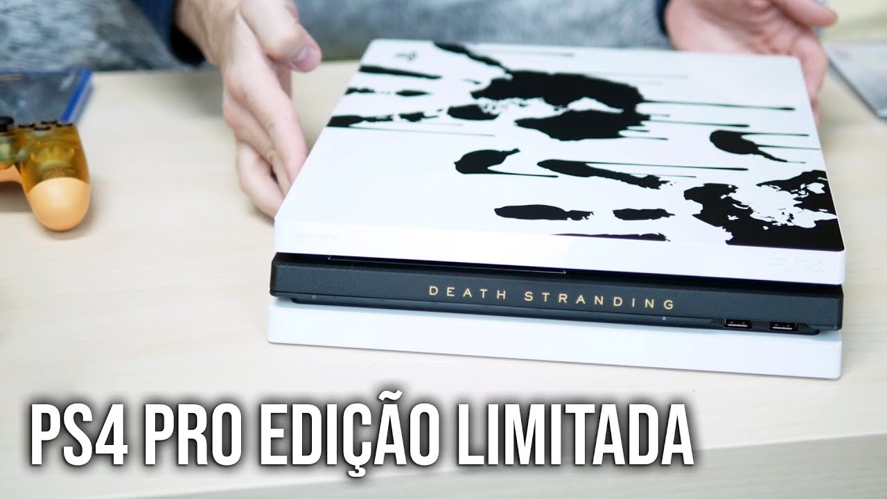 PS4 PRO Edição Limitada do DEATH STRANDING | Unboxing