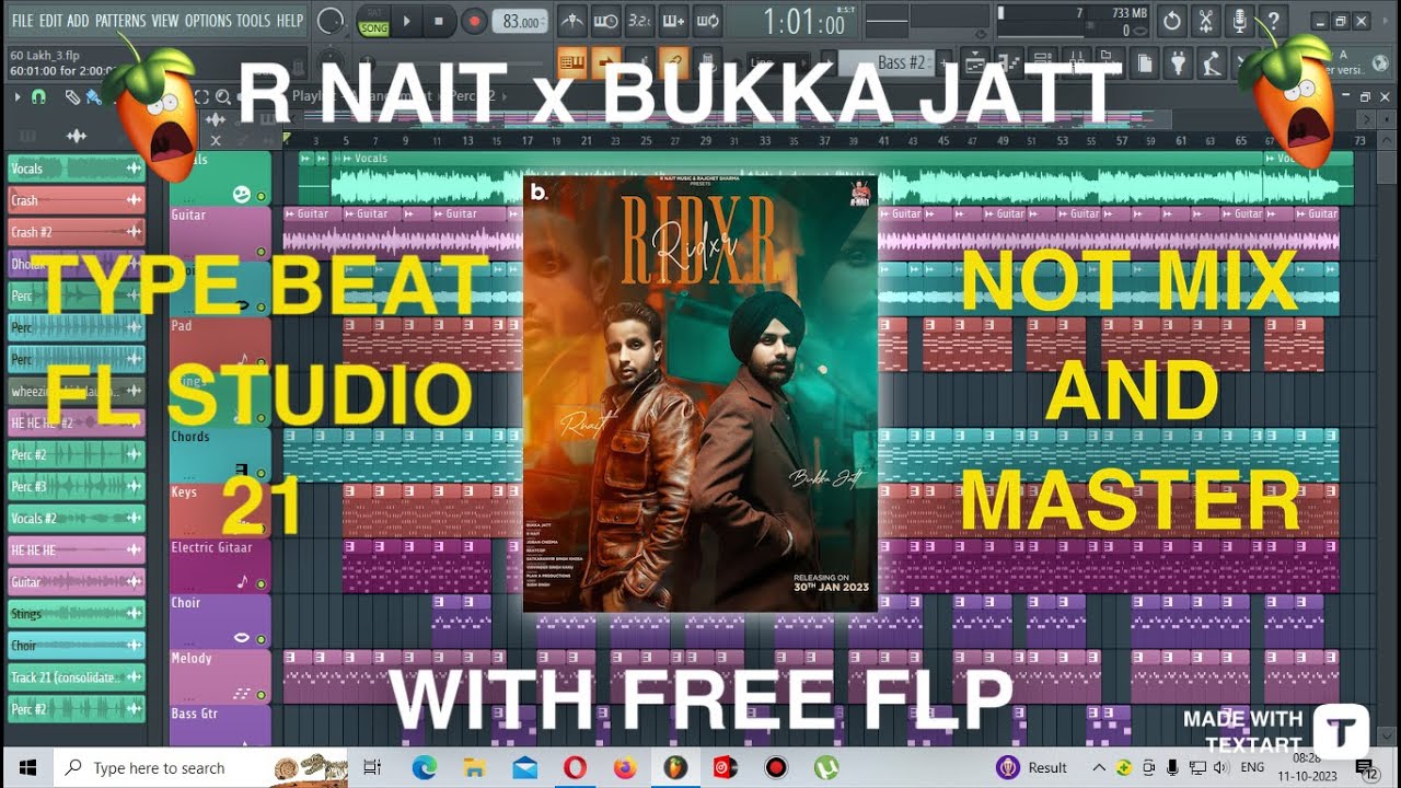 R NAIT x BUKKA JATT TYPE BEAT FL STUDIO 21 FREE FLP