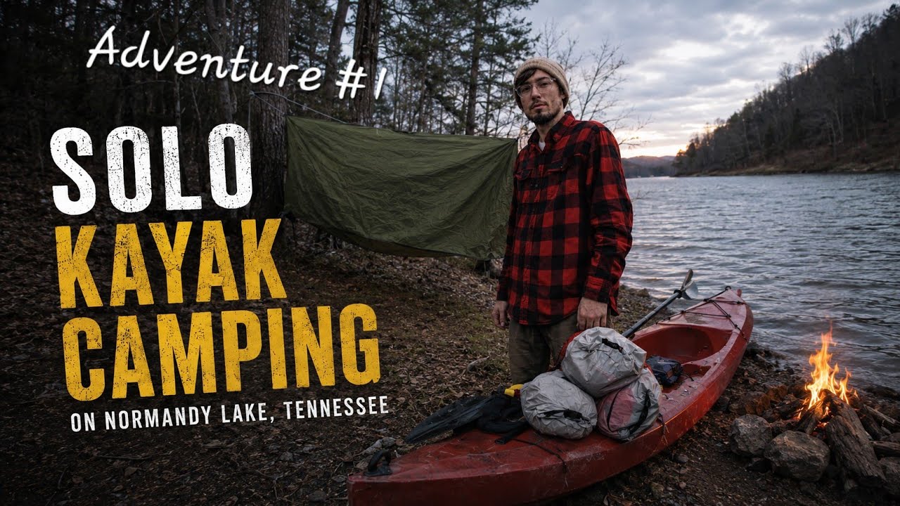 Solo Kayak Camping On Normandy Lake, Tennessee
