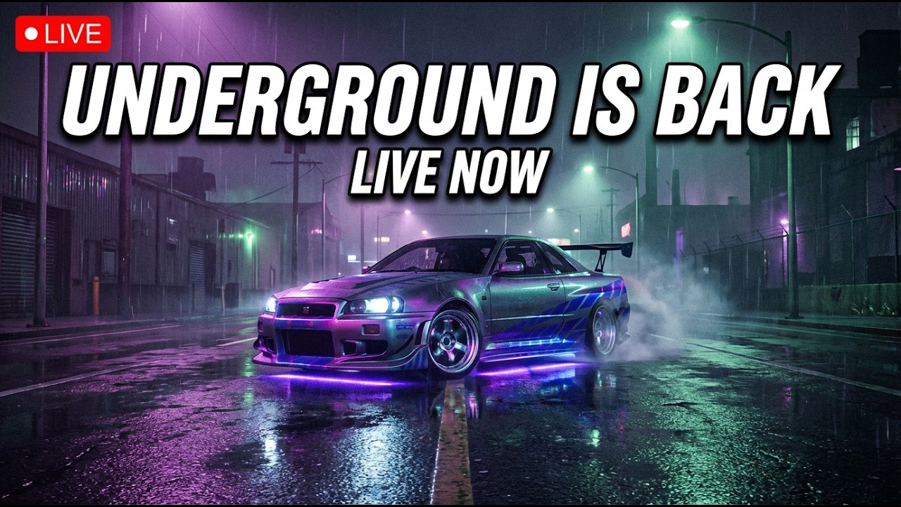 🔴 LIVE | Need for Speed Underground 1 Nostalgia Stream