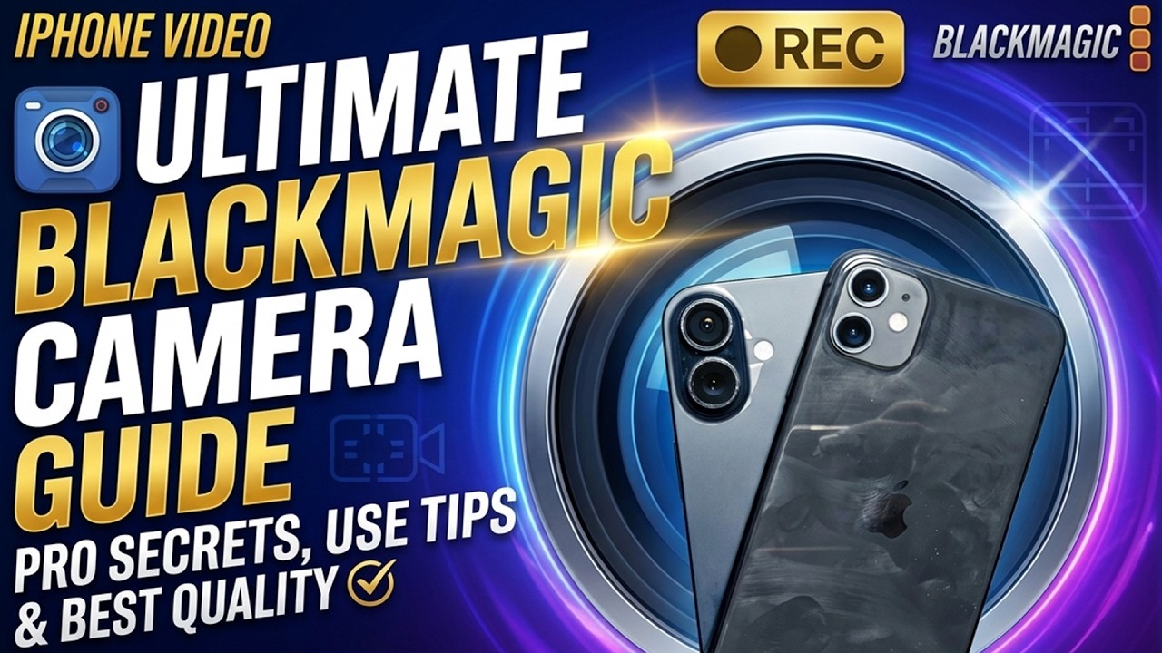 Приложение BlackMagic Camera изменило мой подход к съёмке на iPhone (полный видеоурок)