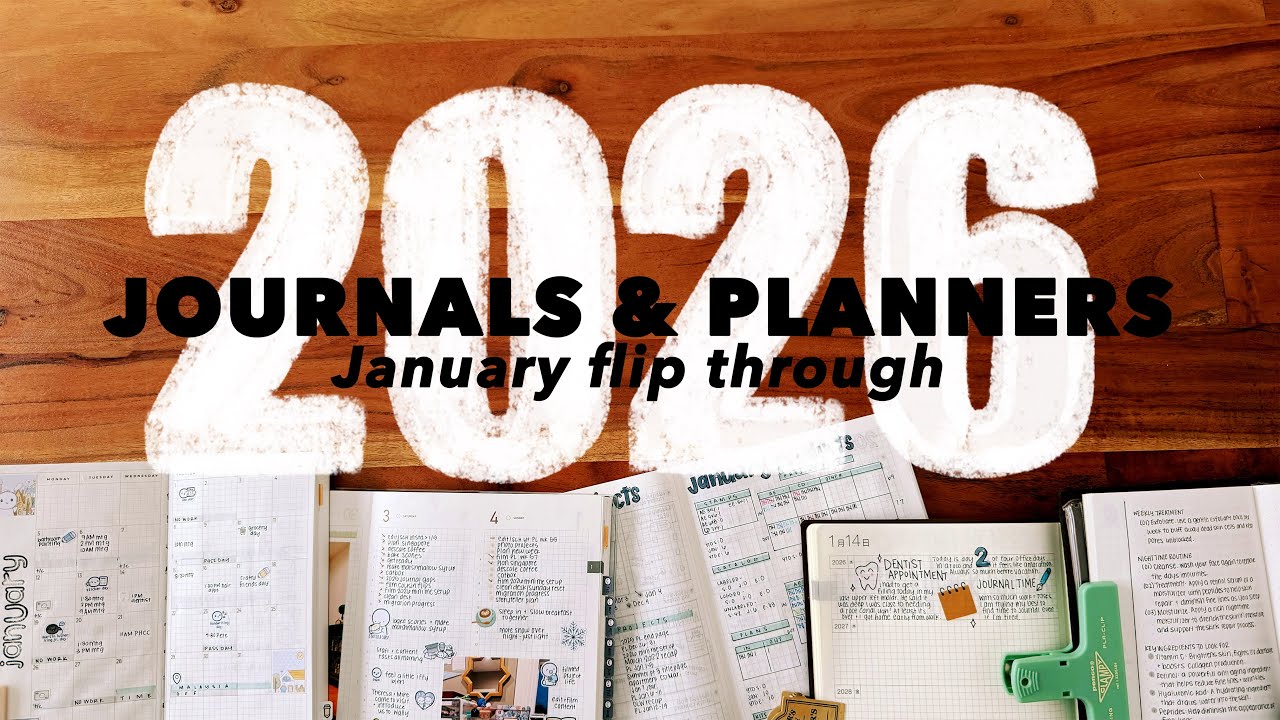Январь в моих дневниках и планировщиках // Take-A-Note, дневник на 5 лет, Craft Planner, commonpl...