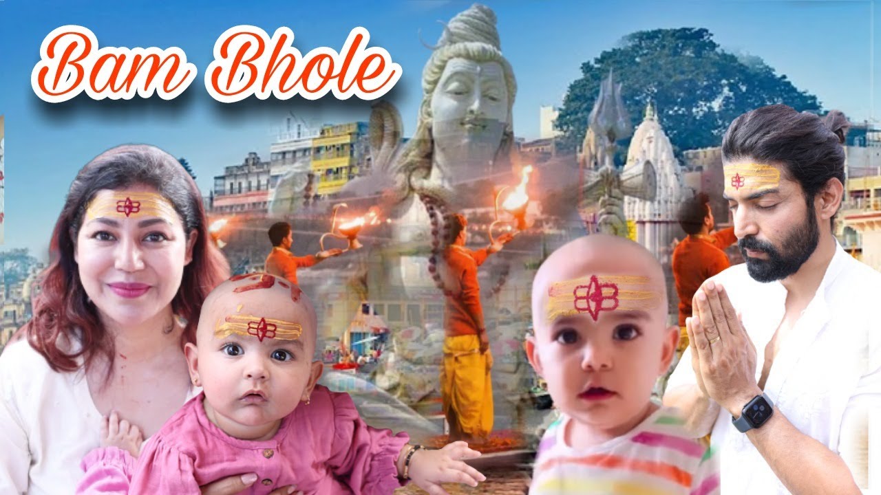 Mundan vidhi in Varanasi | divisha and lianna | HINDI | WITH ENGLISH SUBTITLES | Debina Decodes |