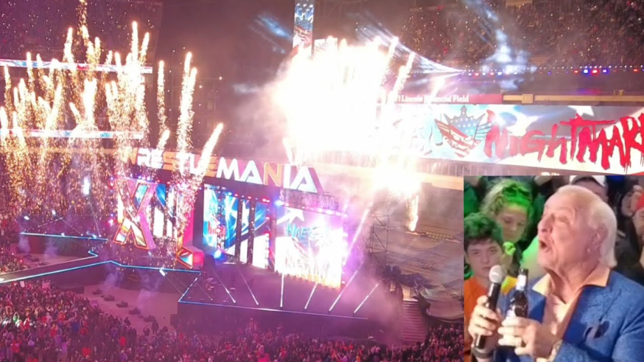 WRESTLEMAINA 40 NIGHT TWO - PARTY WITH RIC FLAIR - WHAT MADE ME CRY?