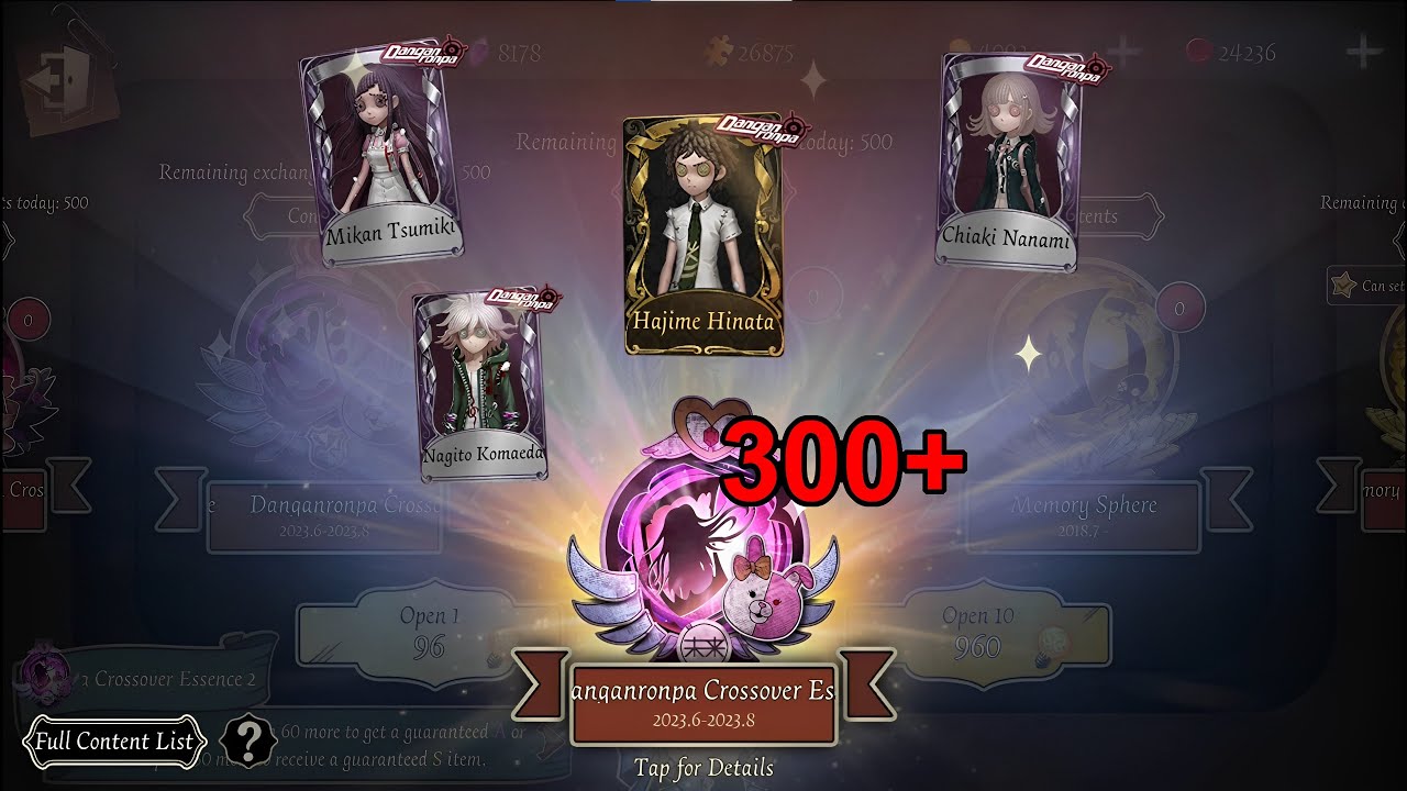 DANGANRONPA 300+ ESSENCE OPENING | Identity V