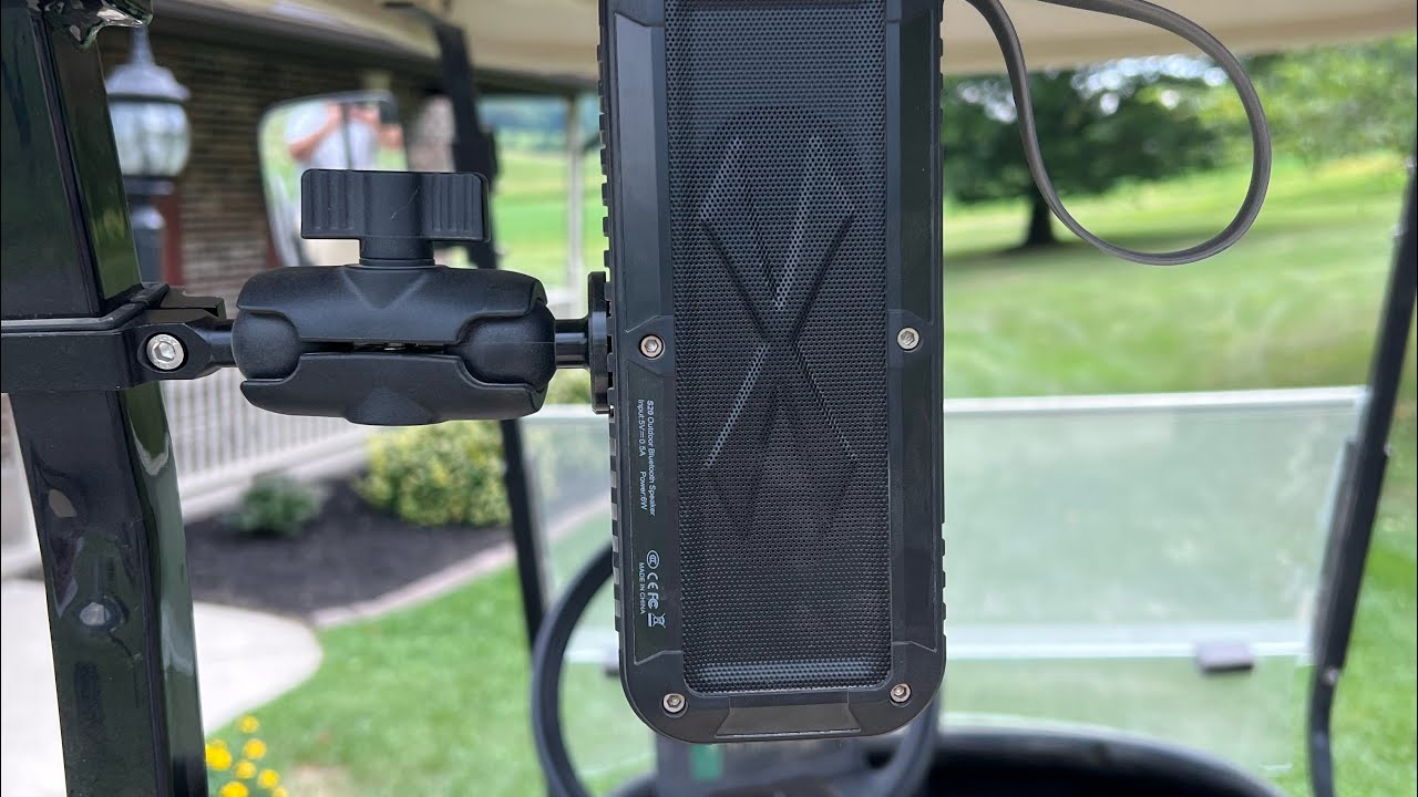 Roykaw bluetooth speaker for golf carts! 