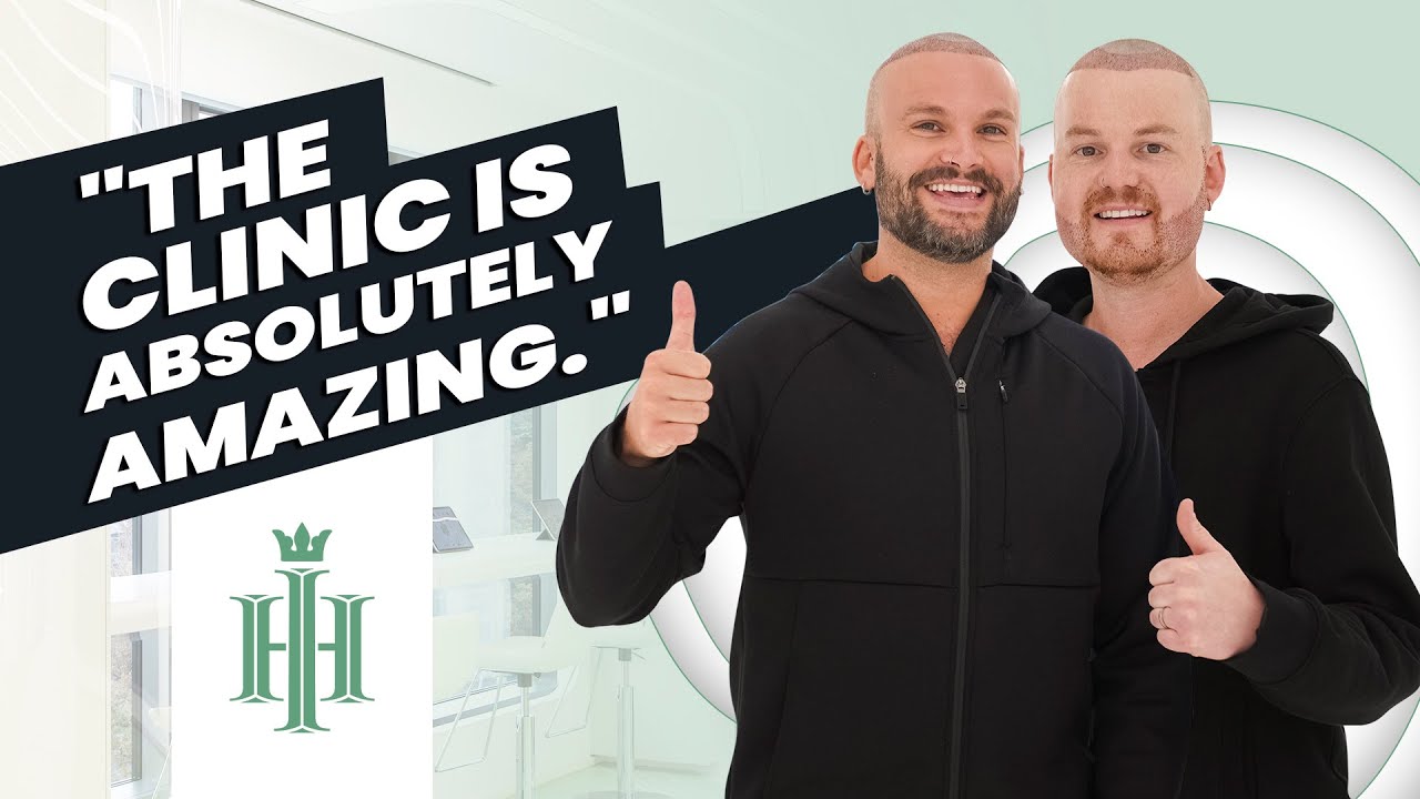 Joe and Stephen's hair transplant journey